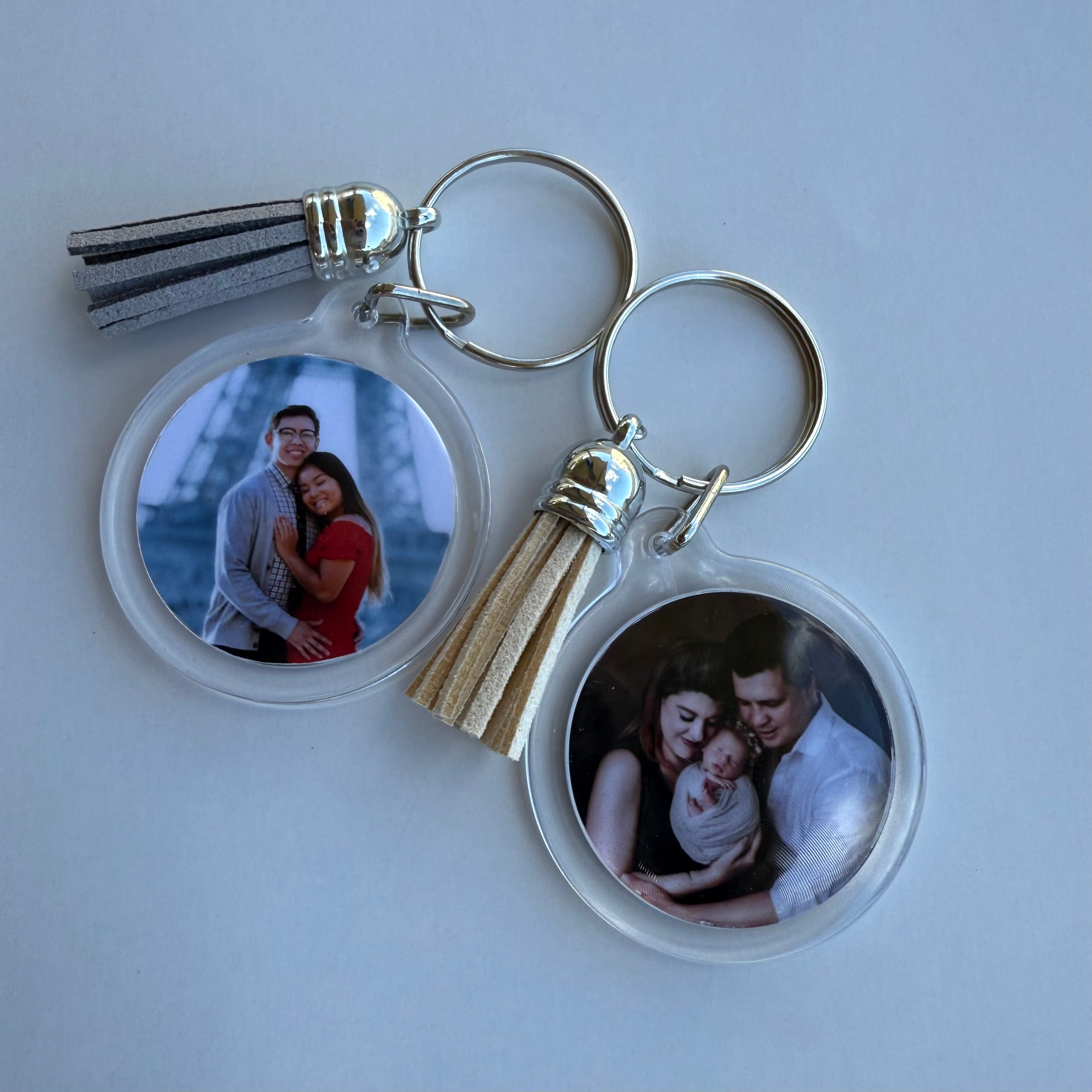 Custom photo keychain