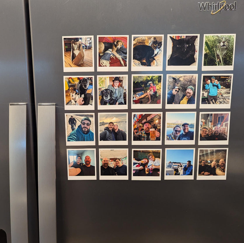 Custom photo magnets